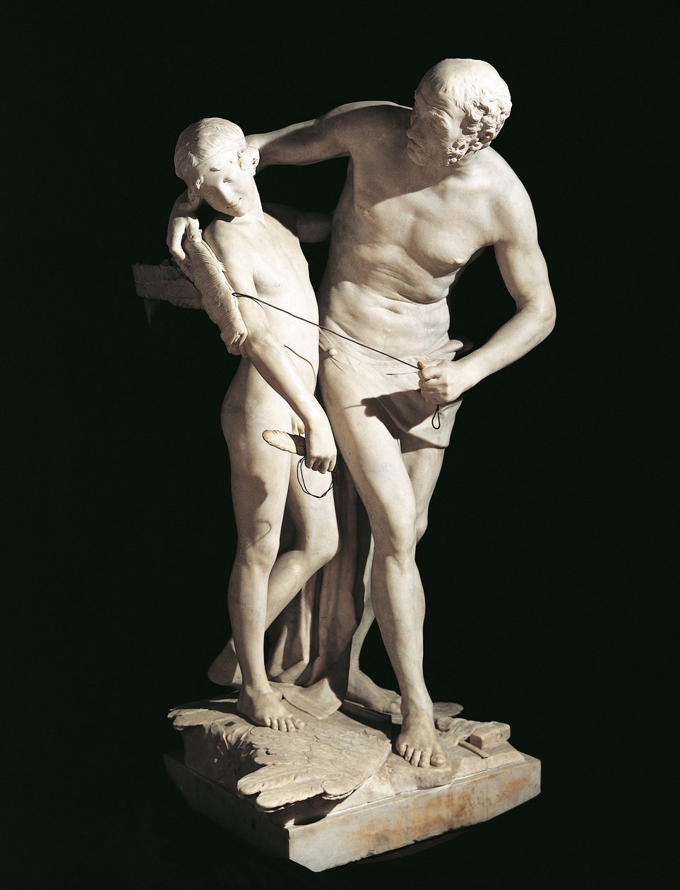 Antonio Canova (1757-1822) Daedalus és Icarus márványszobra, 220 cm magas alkotó: Antonio Canova
