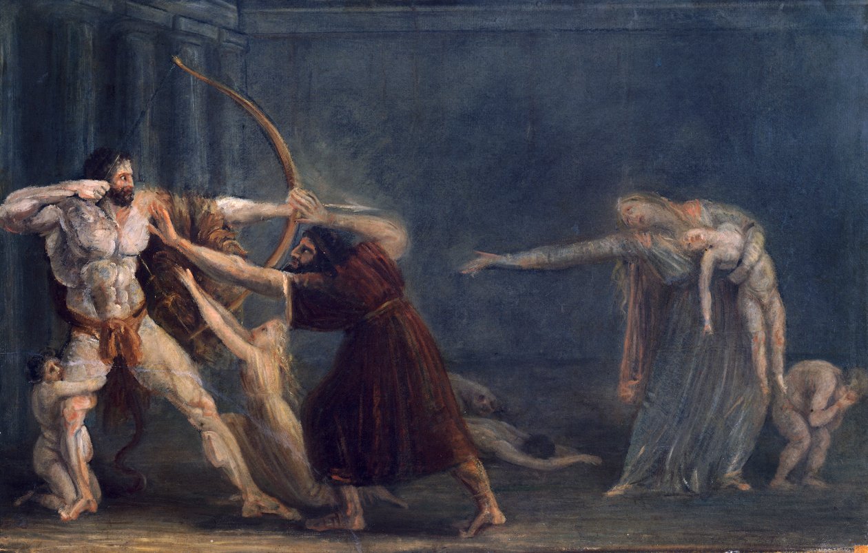 Antonio Canova (1757-1822) Herkules nyilakat lőtt gyermekeire alkotó: Antonio Canova