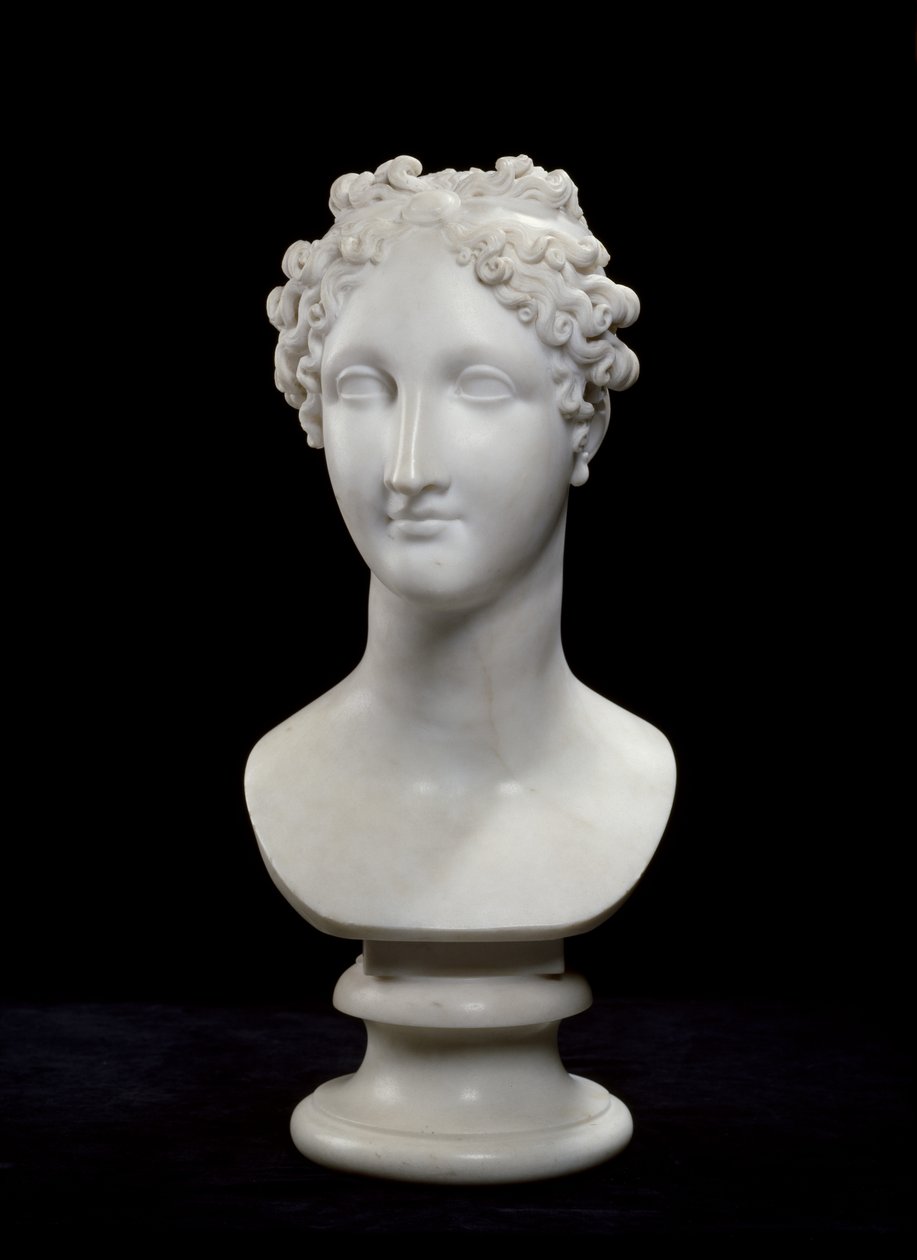 Ideális fej, 1816 (márvány) alkotó: Antonio Canova