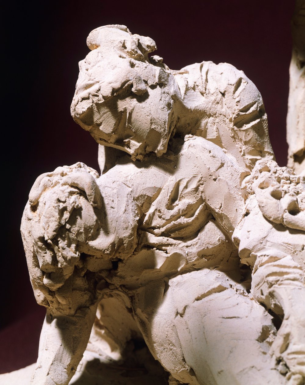 Antonio Canova (1757-1822) Krisztus siralma, agyagminta, részlet alkotó: Antonio Canova