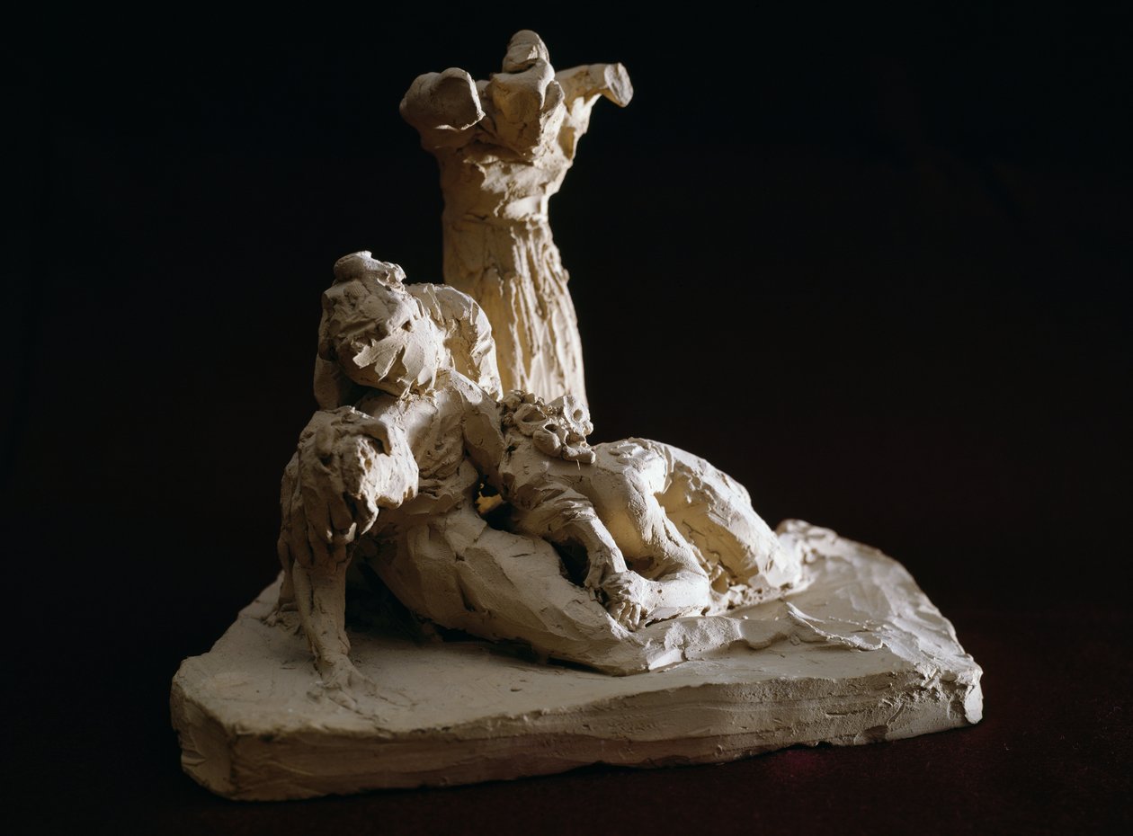 Krisztus siralma, Antonio Canova (1757-1822) terrakotta vázlata, Possagno, Veneto, Olaszország alkotó: Antonio Canova