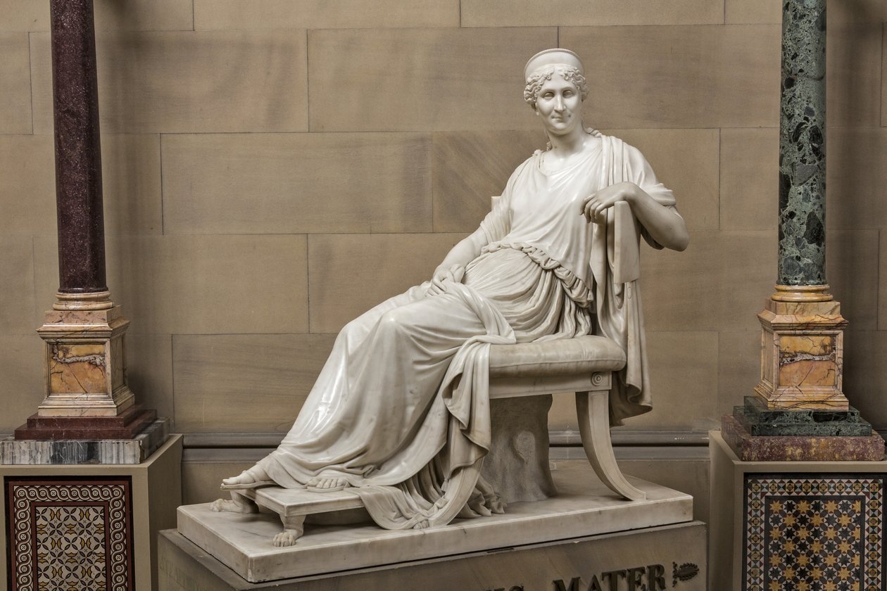 Letitia Ramolino Bonaparte, 1804-2007 körül (márvány) alkotó: Antonio Canova
