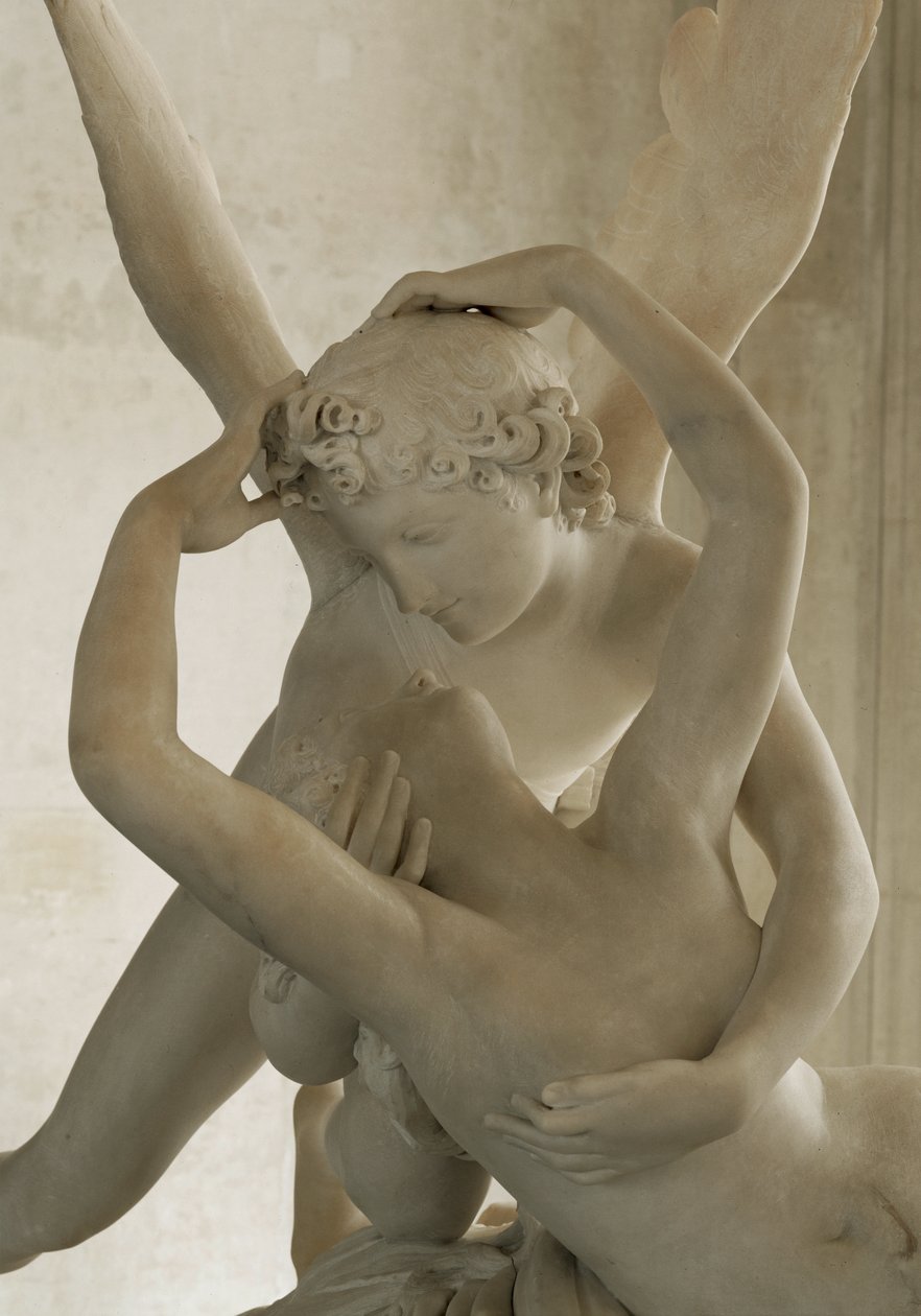 Psyche, akit Amor csókja hozott vissza az életbe ... alkotó: Antonio Canova