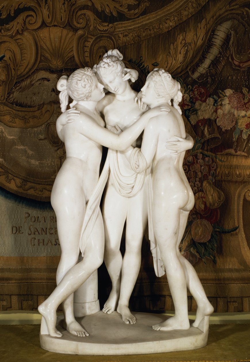 Három grácia (márvány) alkotó: Antonio Canova