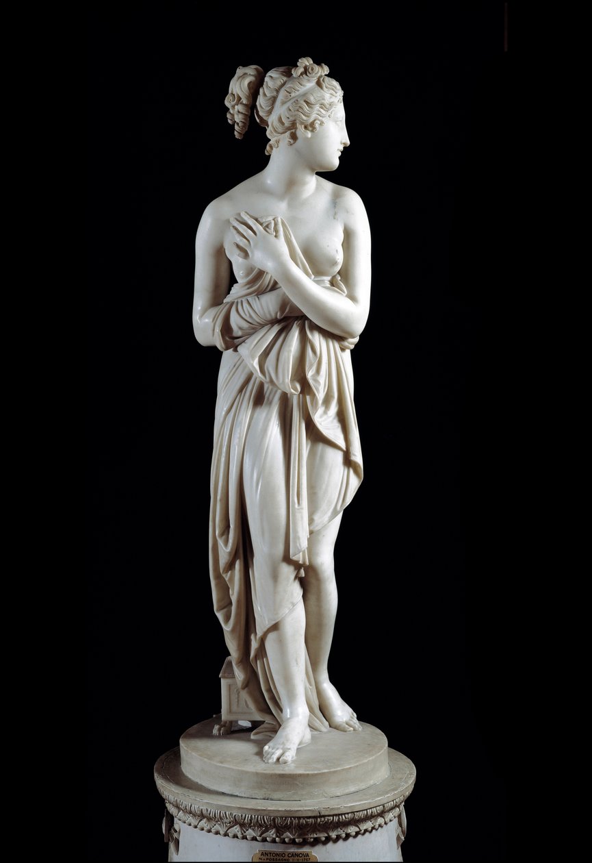 Venere Italica (Vénusz) - Márvány szobor (172 cm), Antonio Canova (1757-1822) alkotó: Antonio Canova