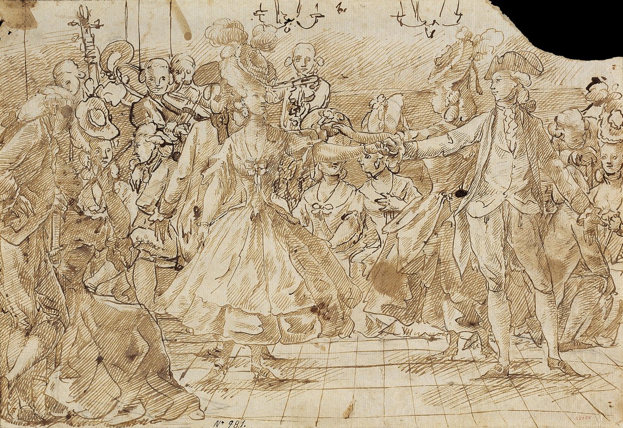 Menüett, c. 1780 alkotó: Antonio Casanovas Torrents