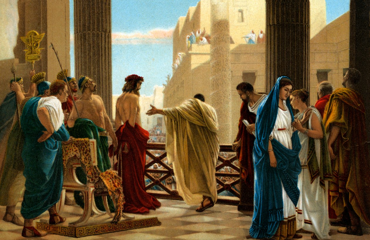 Ecce Homo, Antonio Ciseri festménye után -Biblia alkotó: Antonio Ciseri