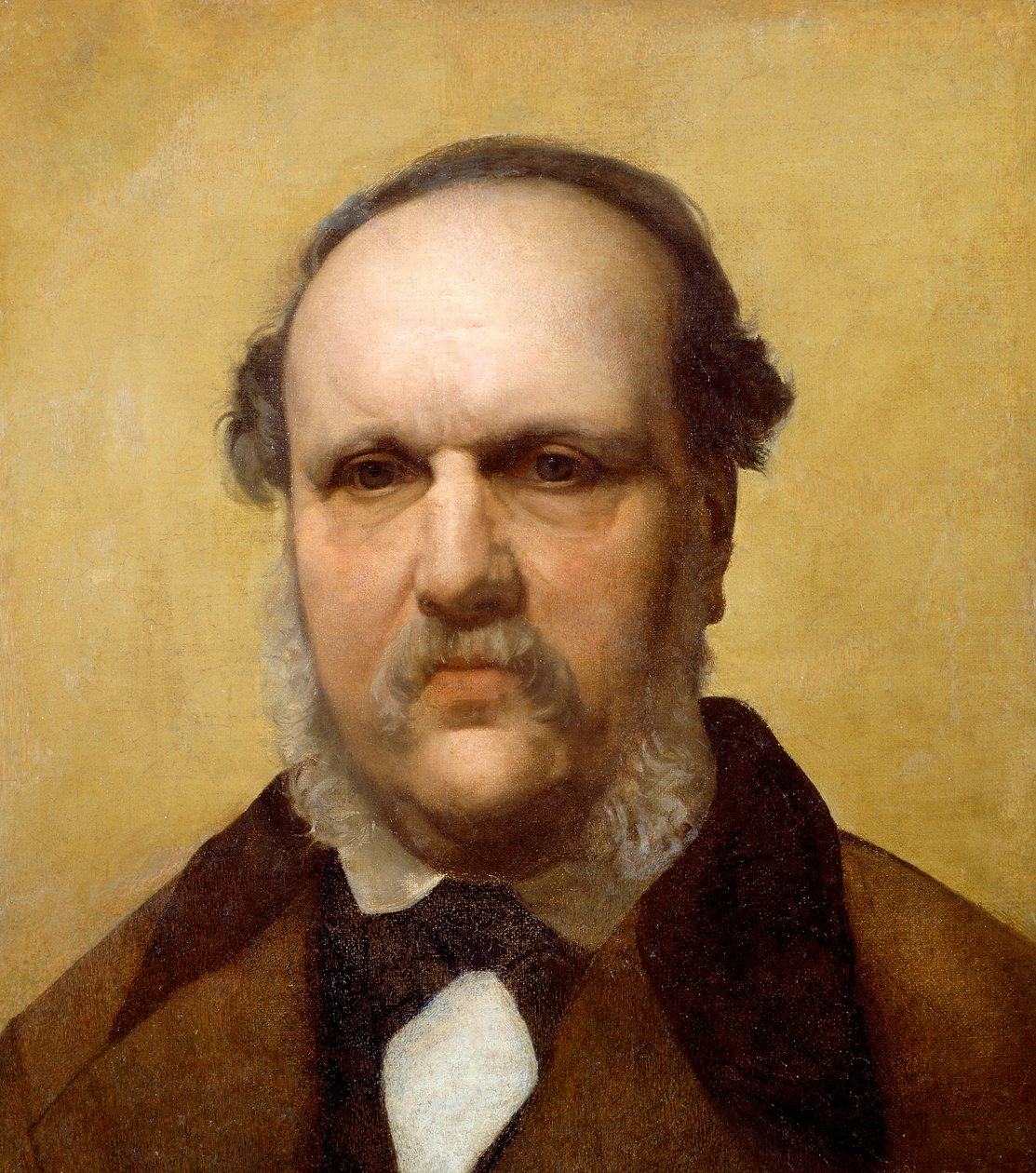 Antonio Tommasi portréja, Antonio Ciseri (1821-1891) félmellszobra, később fára átvitt olaj, vászon, 44x40 cm, 1872 körül alkotó: Antonio Ciseri