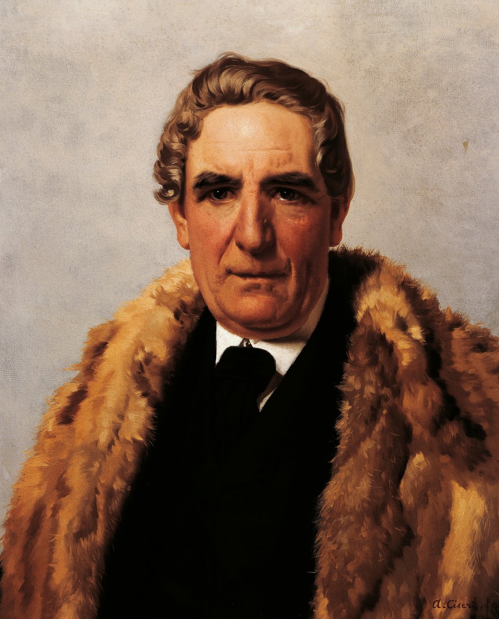 Domenico Guerrazzi portréja (Livorno alkotó: Antonio Ciseri