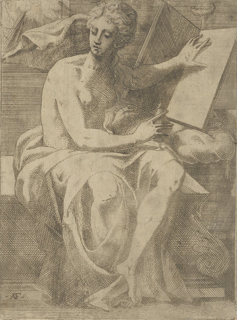 Egy Szibilla, 1540-45. alkotó: Antonio Fantuzzi