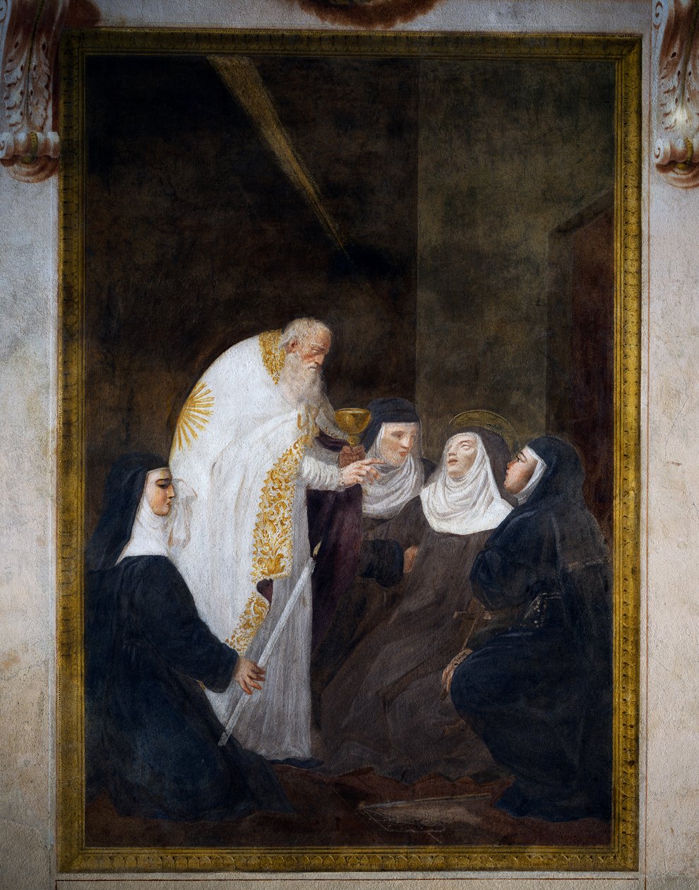 Szent Liberata halála alkotó: Antonio Fedi
