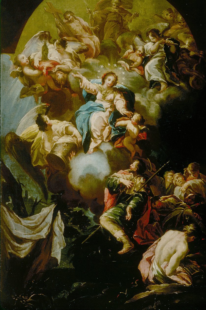 Szent Jakab látomása az Oszlopszűzről, 175055. alkotó: Antonio González Velásquez