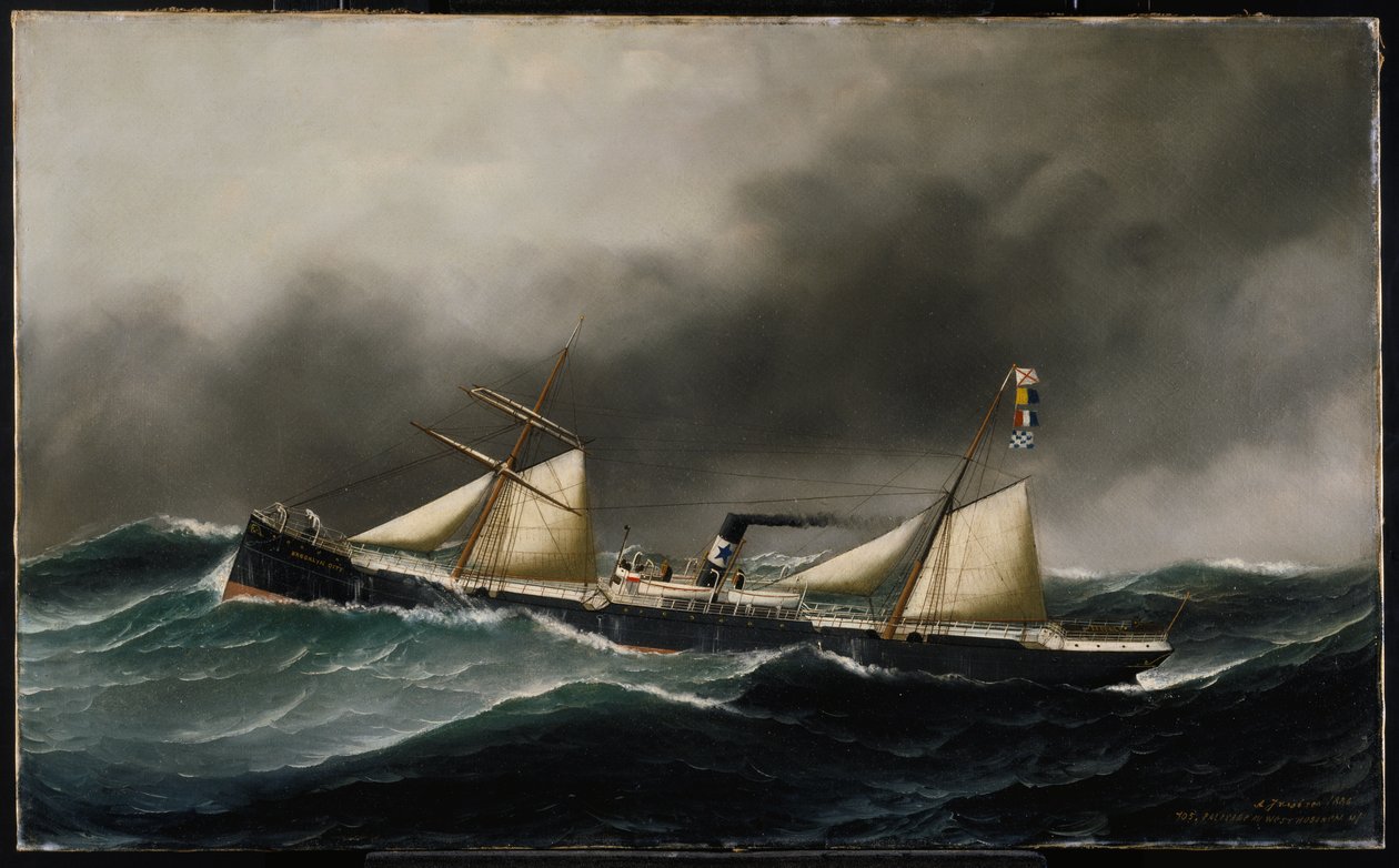 S.S. Brooklyn City, 1886 alkotó: Antonio Jacobsen