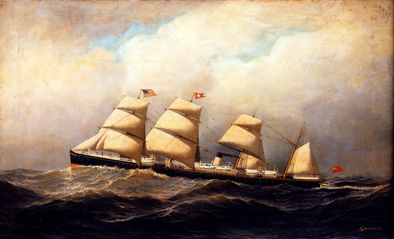 A Baltic gőzhajó alkotó: Antonio Jacobson