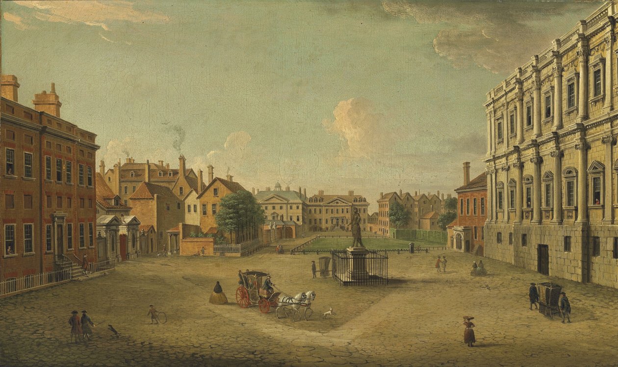 Négy kilátás Londonra: The Privy Garden, Whitehall alkotó: Antonio Joli