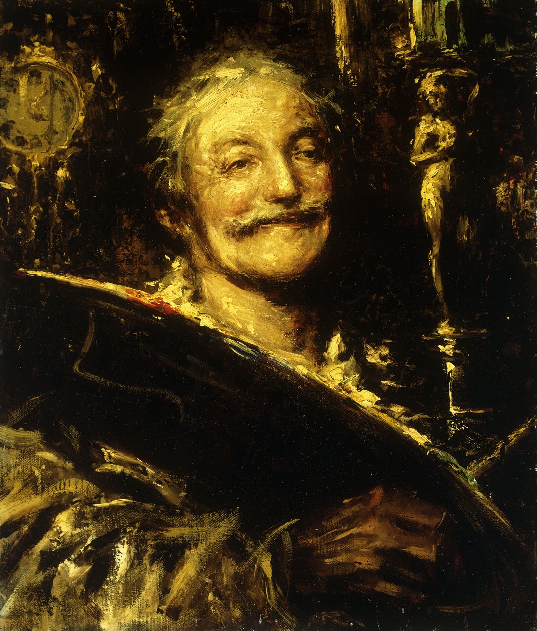Egy önarckép, alkotó: Antonio Mancini