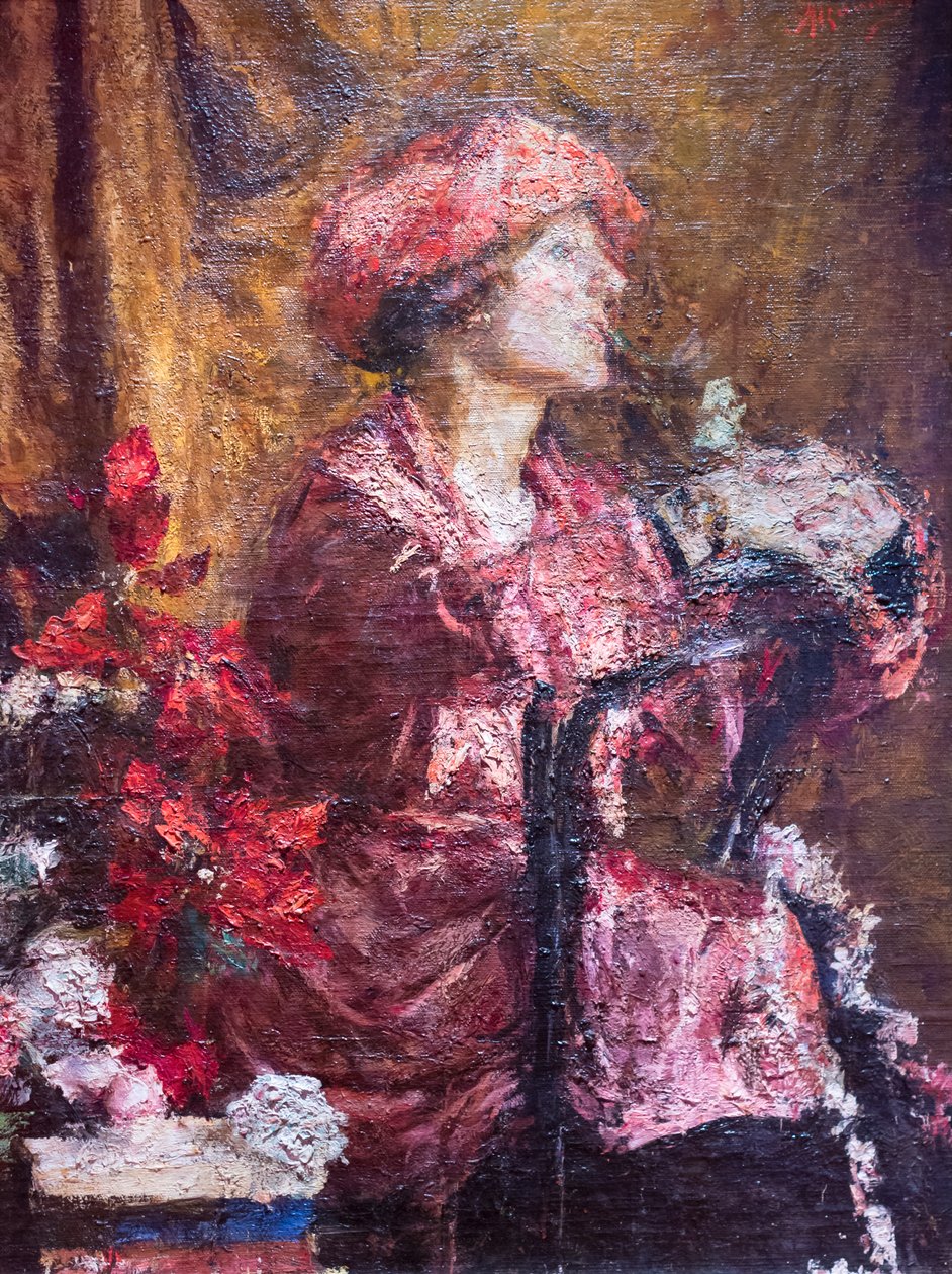 Enrica lilában alkotó: Antonio Mancini