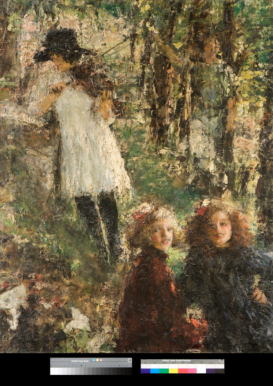 Reflexiók (reflexiók) Antonio Mancini (1852-1930) festménye 1920 Magángyűjtemény alkotó: Antonio Mancini