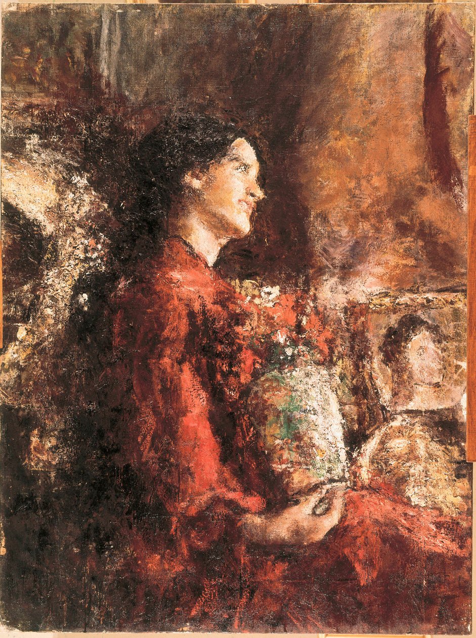 Lidia, 19. század vége – 20. század eleje (olajfestmény) alkotó: Antonio Mancini