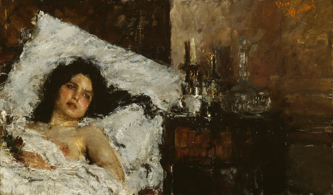 Pihenő alkotó: Antonio Mancini