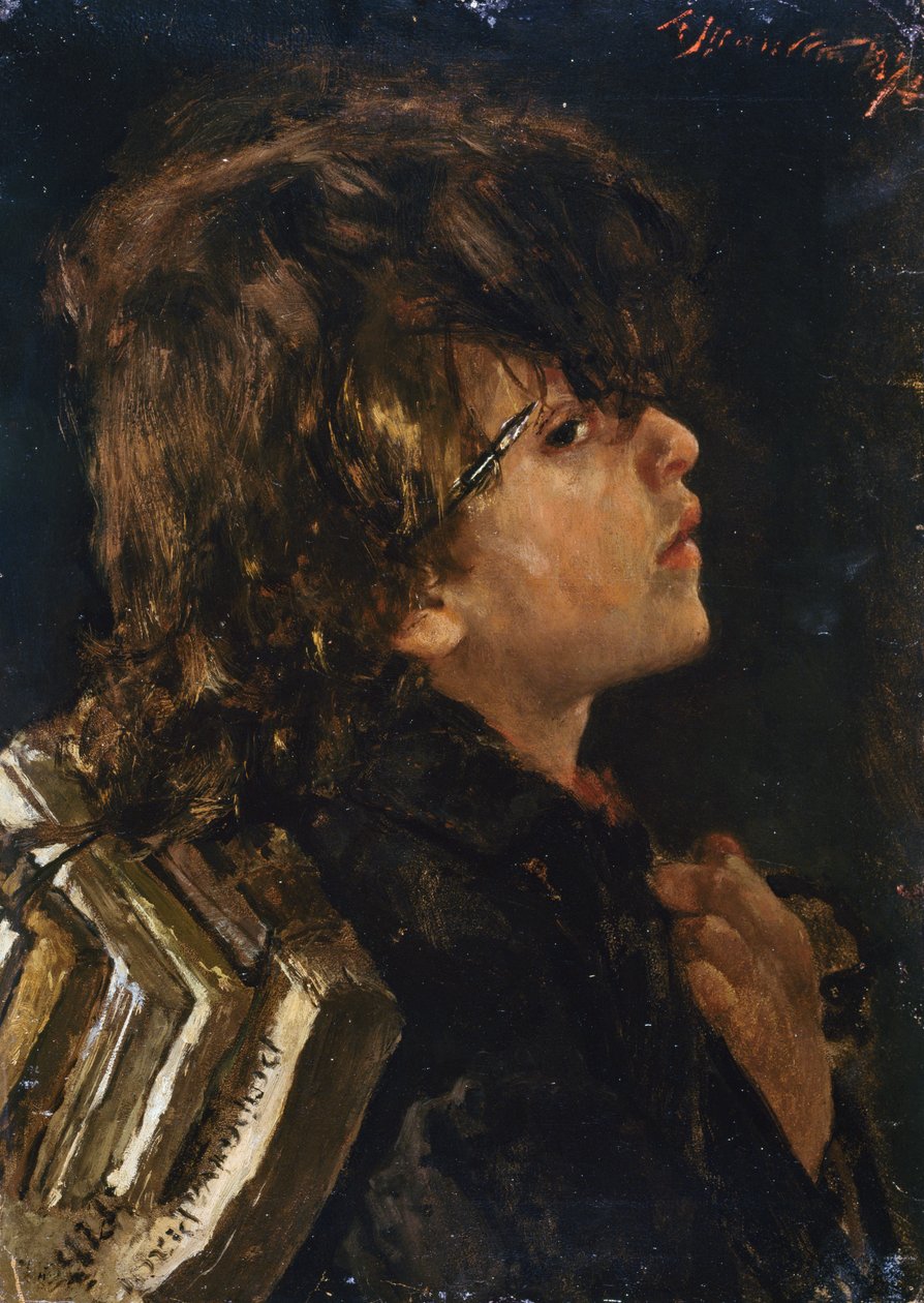 Iskolásfiú alkotó: Antonio Mancini