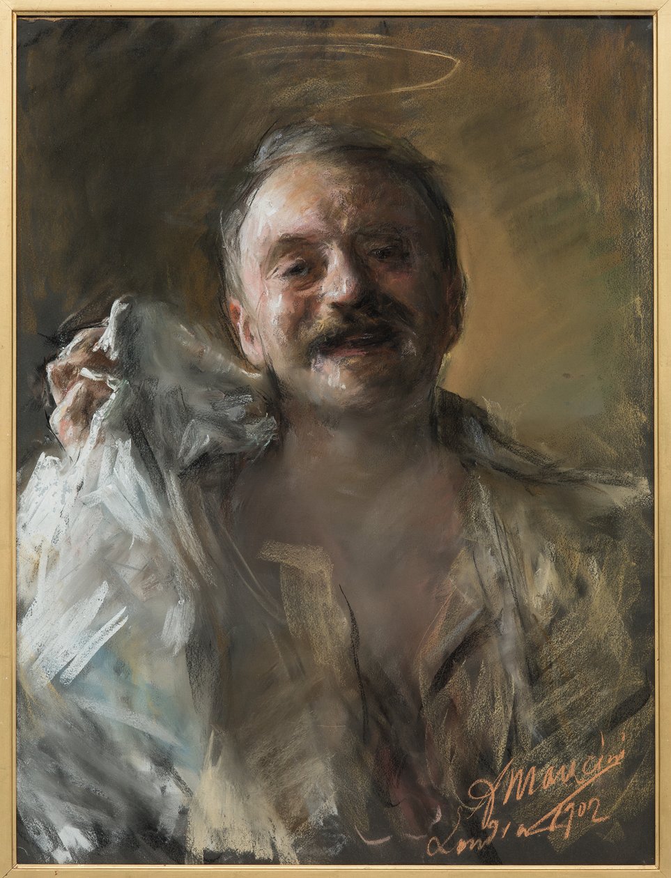 Önarckép alkotó: Antonio Mancini