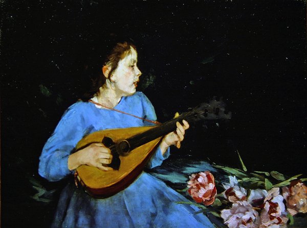 A mandolinjátékos (olaj, vászon) alkotó: Antonio Mancini