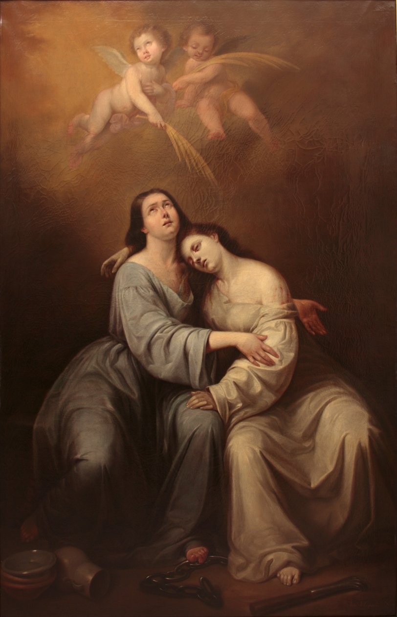 Saint Justa és Saint Rufina alkotó: Antonio María Esquivel