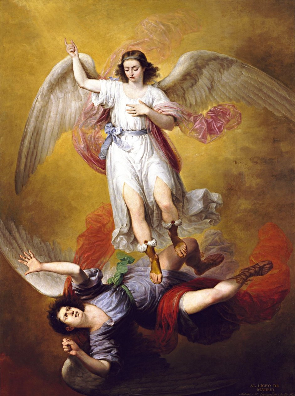Spanyol: La caída de Luzbel Lucifer bukása alkotó: Antonio María Esquivel