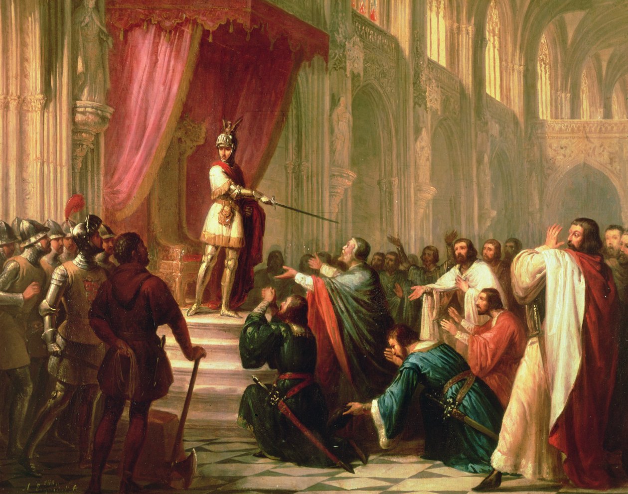Huesca harangja (olaj, vászon) alkotó: Antonio María Esquivel y Suárez de Urbina