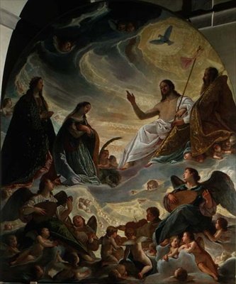 Szent Orsolya és Szent Margit dicsőítése alkotó: Antonio Maria Viani