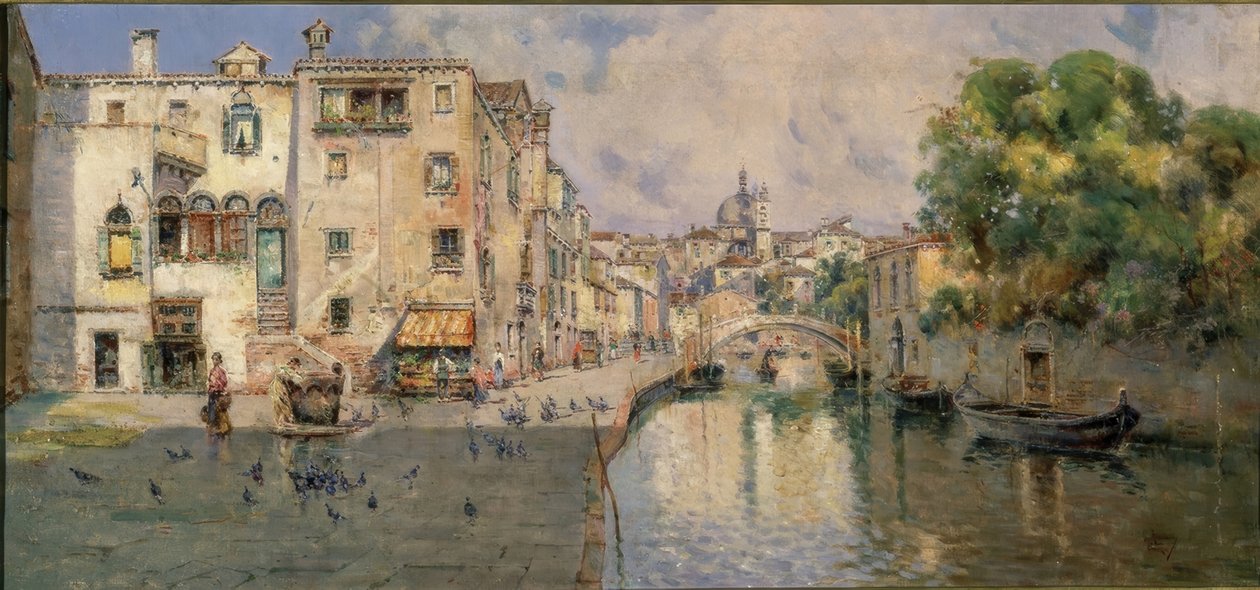 Kilátás Velencére alkotó: Antonio Maria de Reyna Manescau