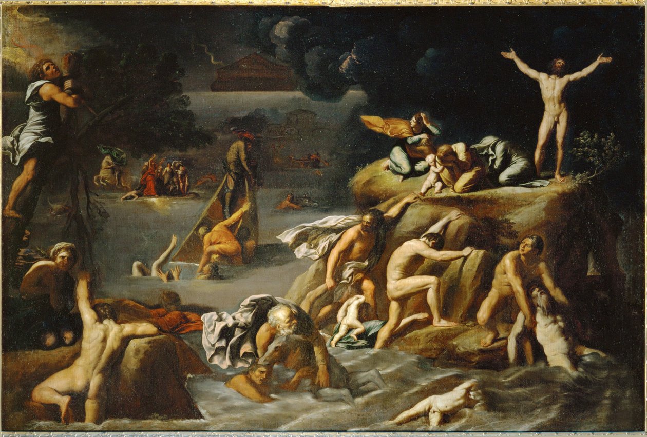 Le Deluge - az árvíz ... alkotó: Antonio Marziale Carracci