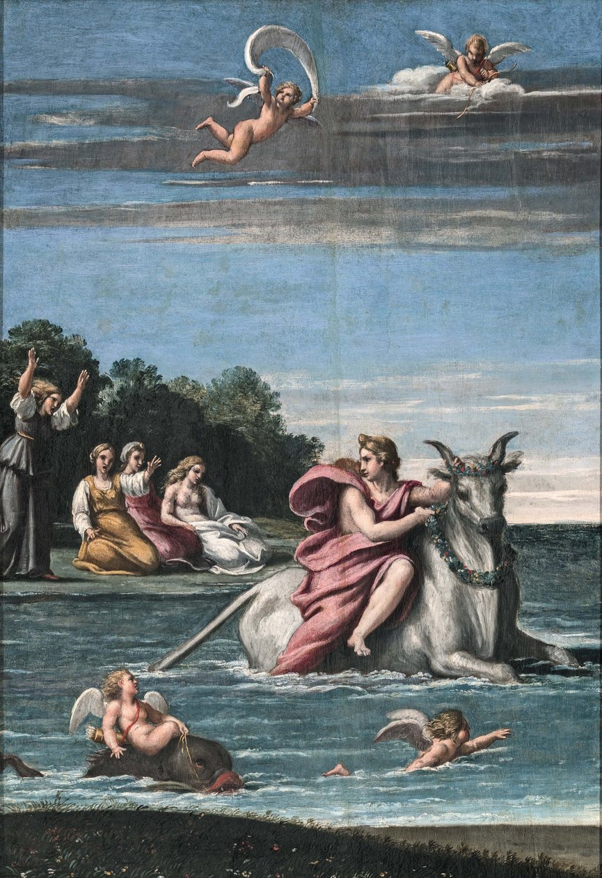 Európa megerőszakolása, 1602-1605. alkotó: Antonio Marziale Carracci