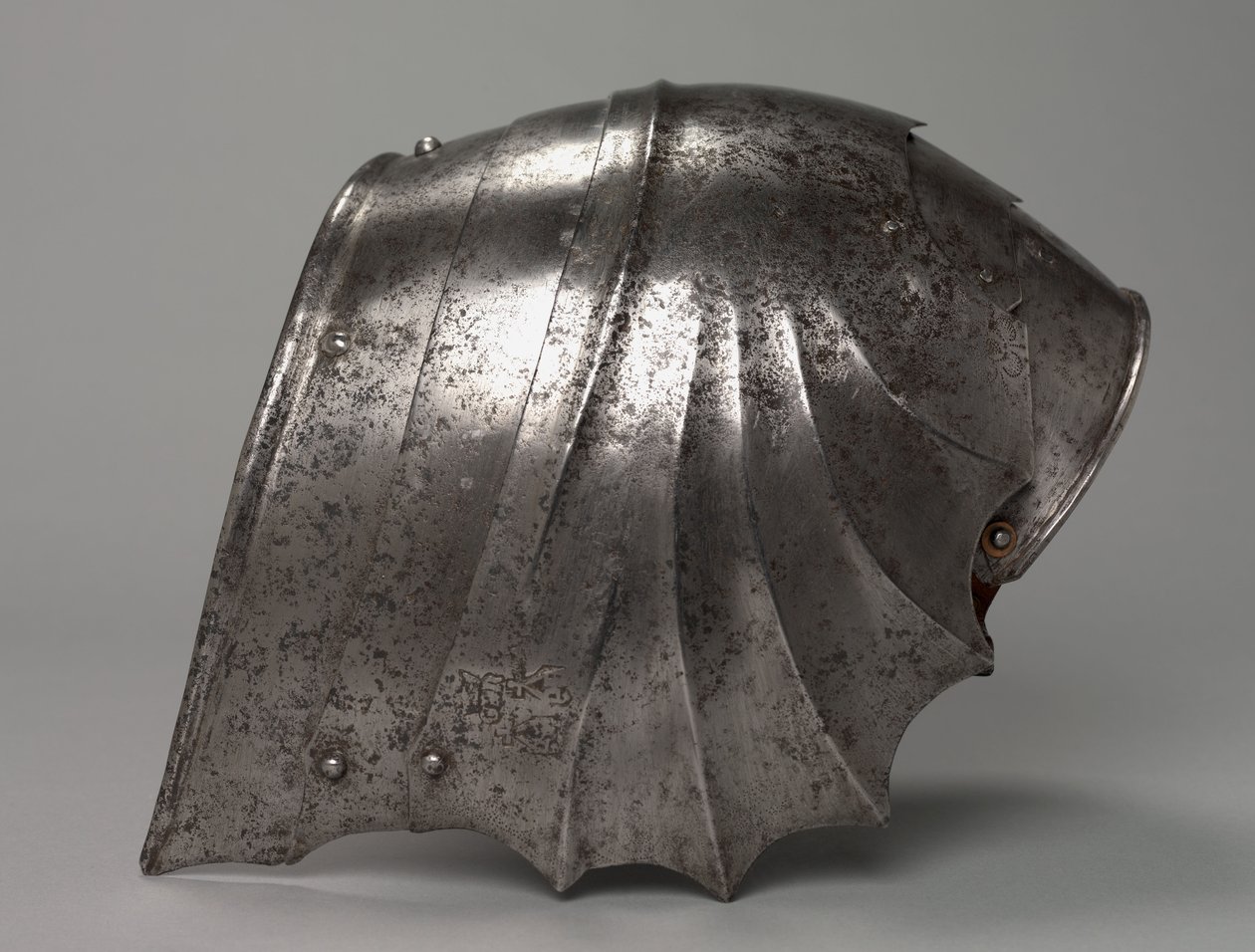 Gótikus legyező alakú pálcika, 1485-1500 körül alkotó: Antonio Missaglia