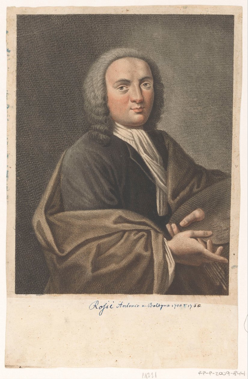 Antonio Rossi művész portréja alkotó: Antonio Pazzi