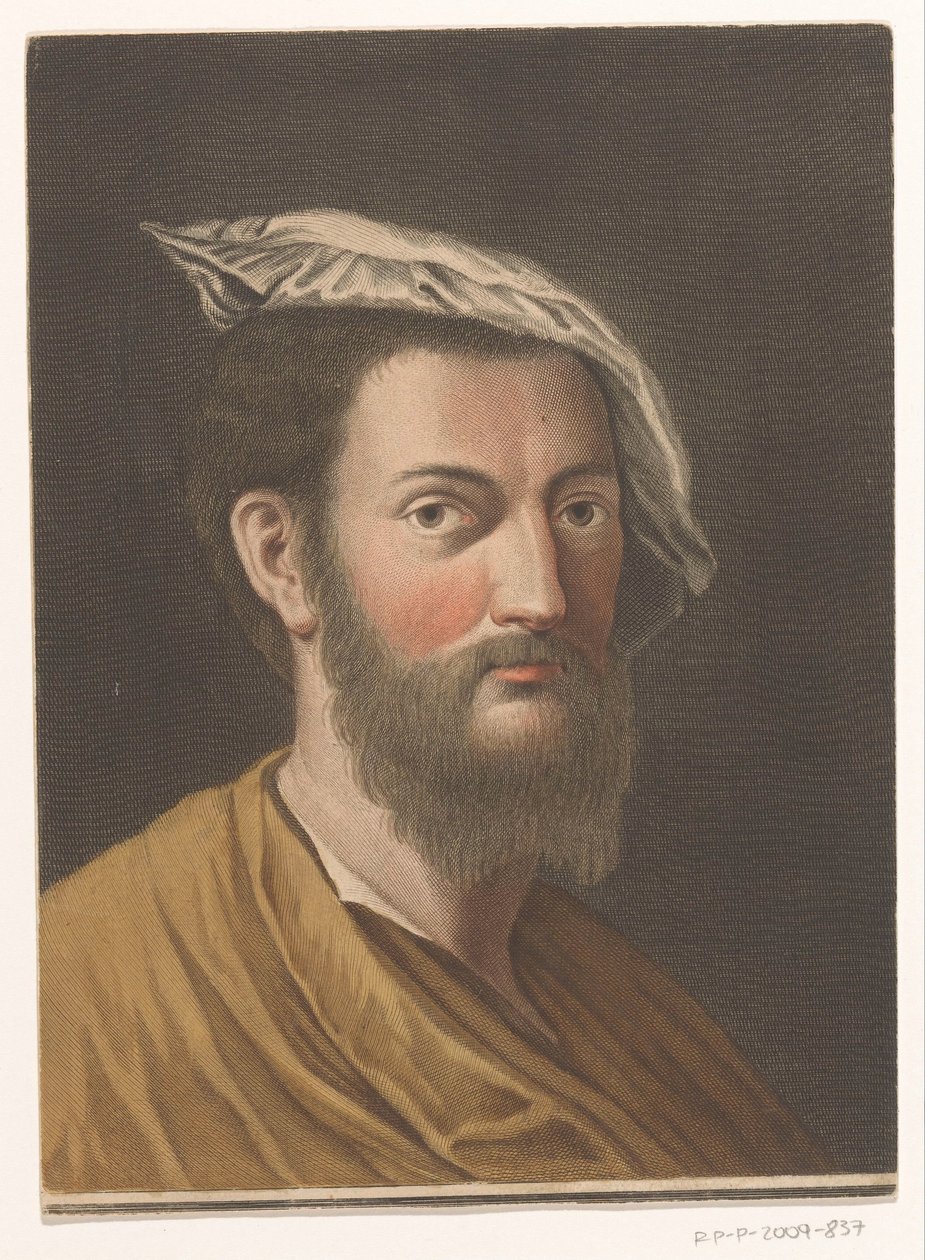 Francesco Primaticcio művész portréja Művészek portréi (sorozat címe) alkotó: Antonio Pazzi