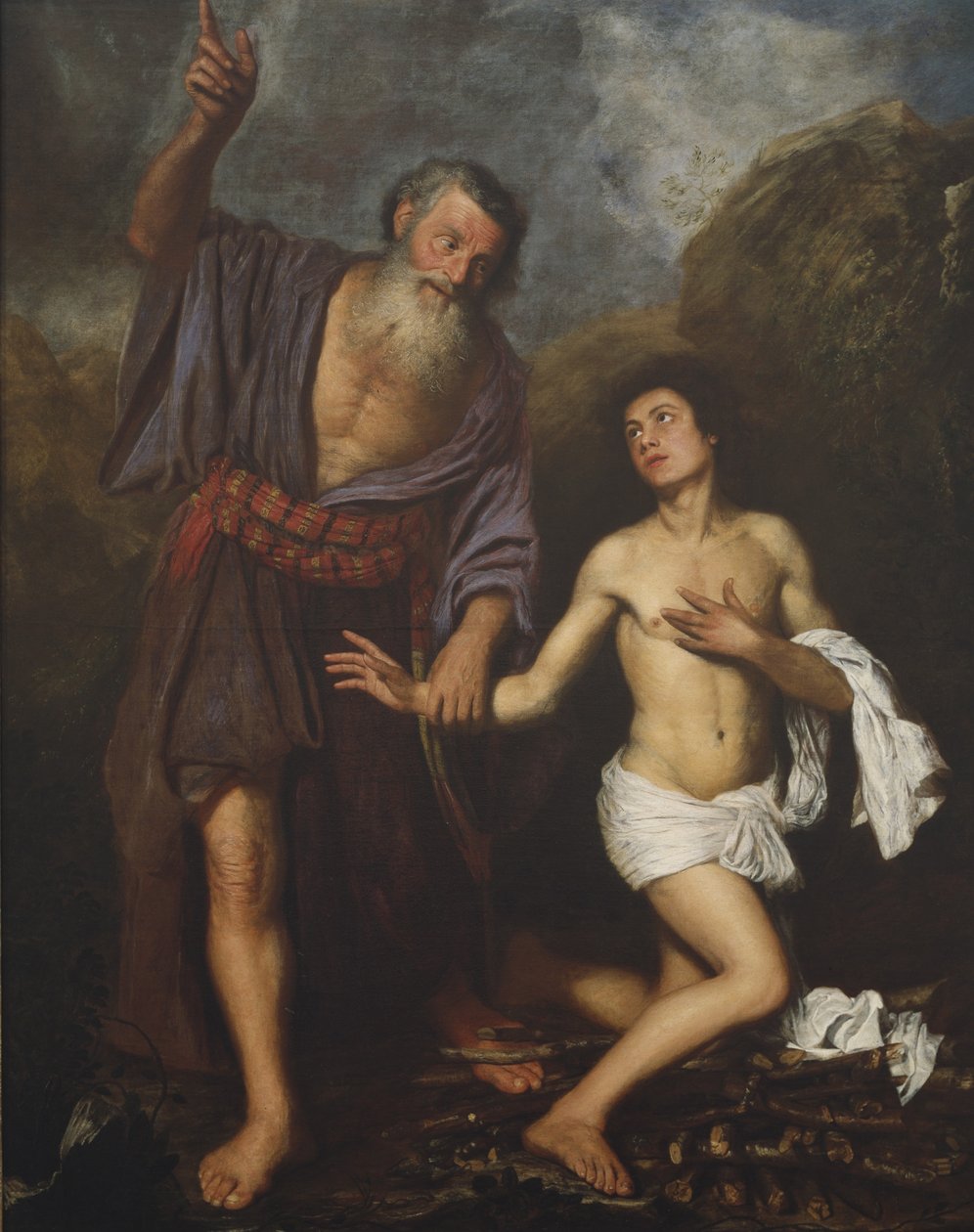 Izsák feláldozása, 1659 körül (olaj, vászon) alkotó: Antonio Pereda y Salgado