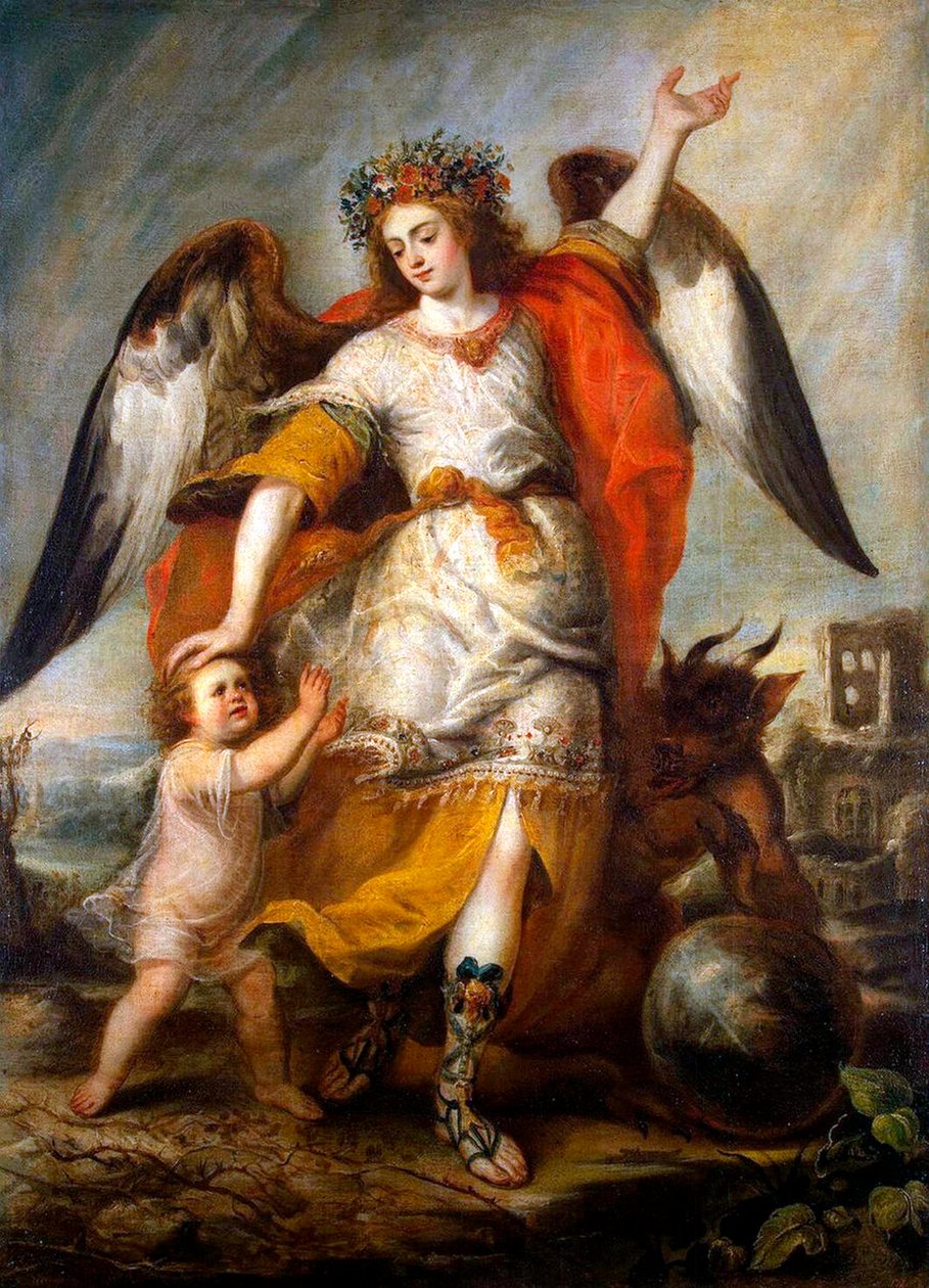 Őrangyal”, 1646. alkotó: Antonio Pereda y Salgado de