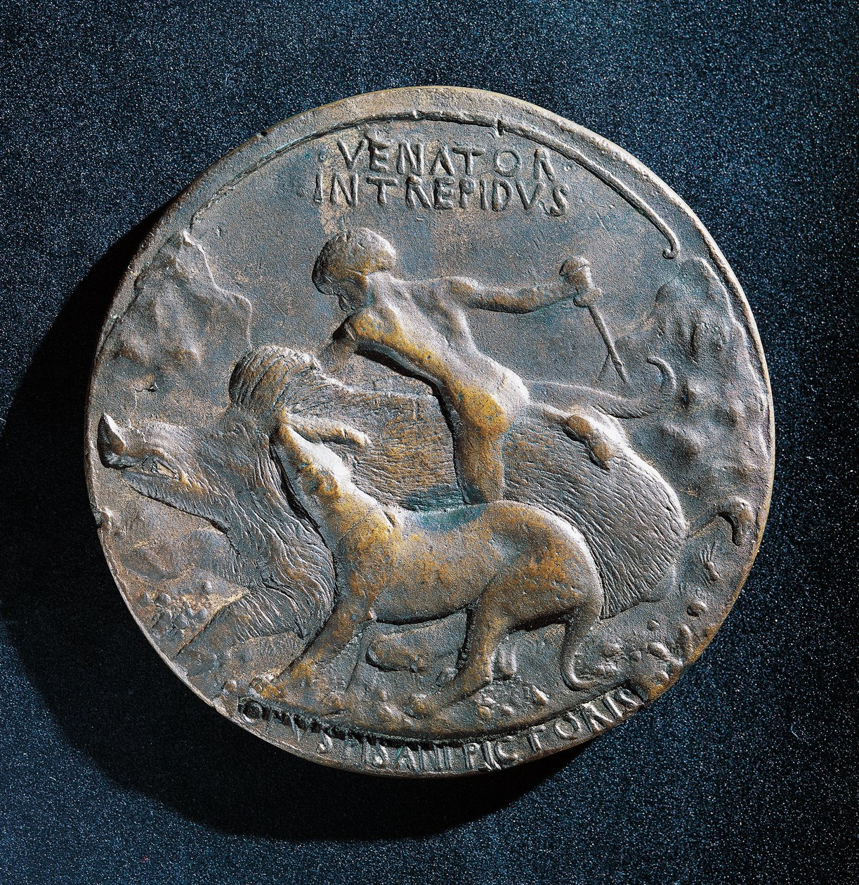 Aragóniai V. Alfonz bronzérme (1394-1458) alkotó: Antonio Pisanello