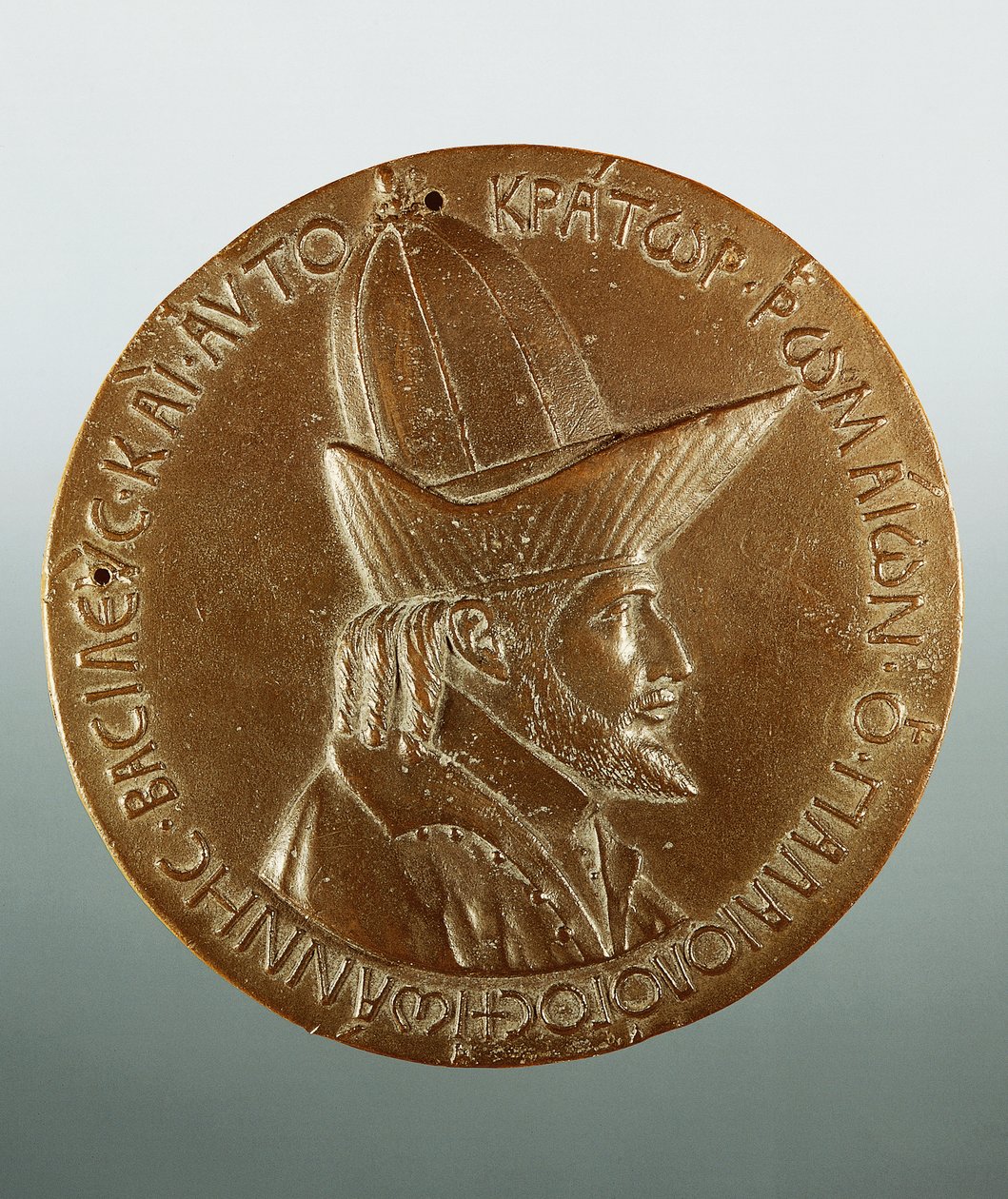 VIII. Palaiologosz vagy Palaeologus János képmása (Konstantinápoly alkotó: Antonio Pisanello
