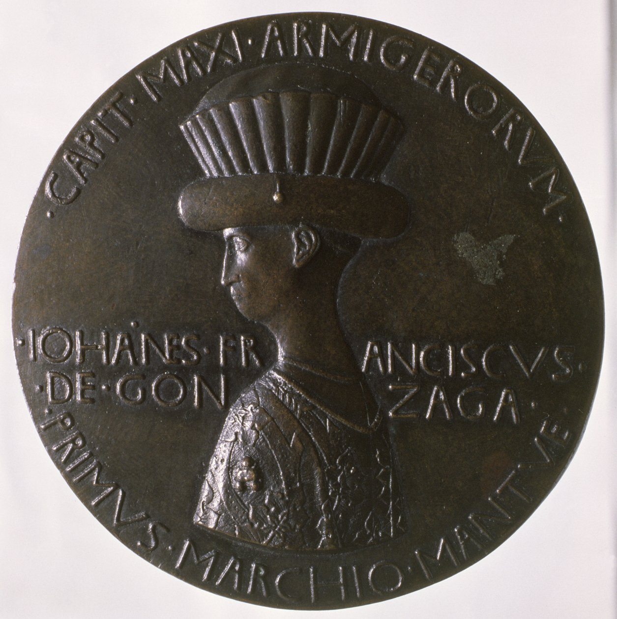 Gianfrancesco Gonzaga (13945-1444) 1446-8 (bronz) (hátoldalát lásd 96844) alkotó: Antonio Pisanello