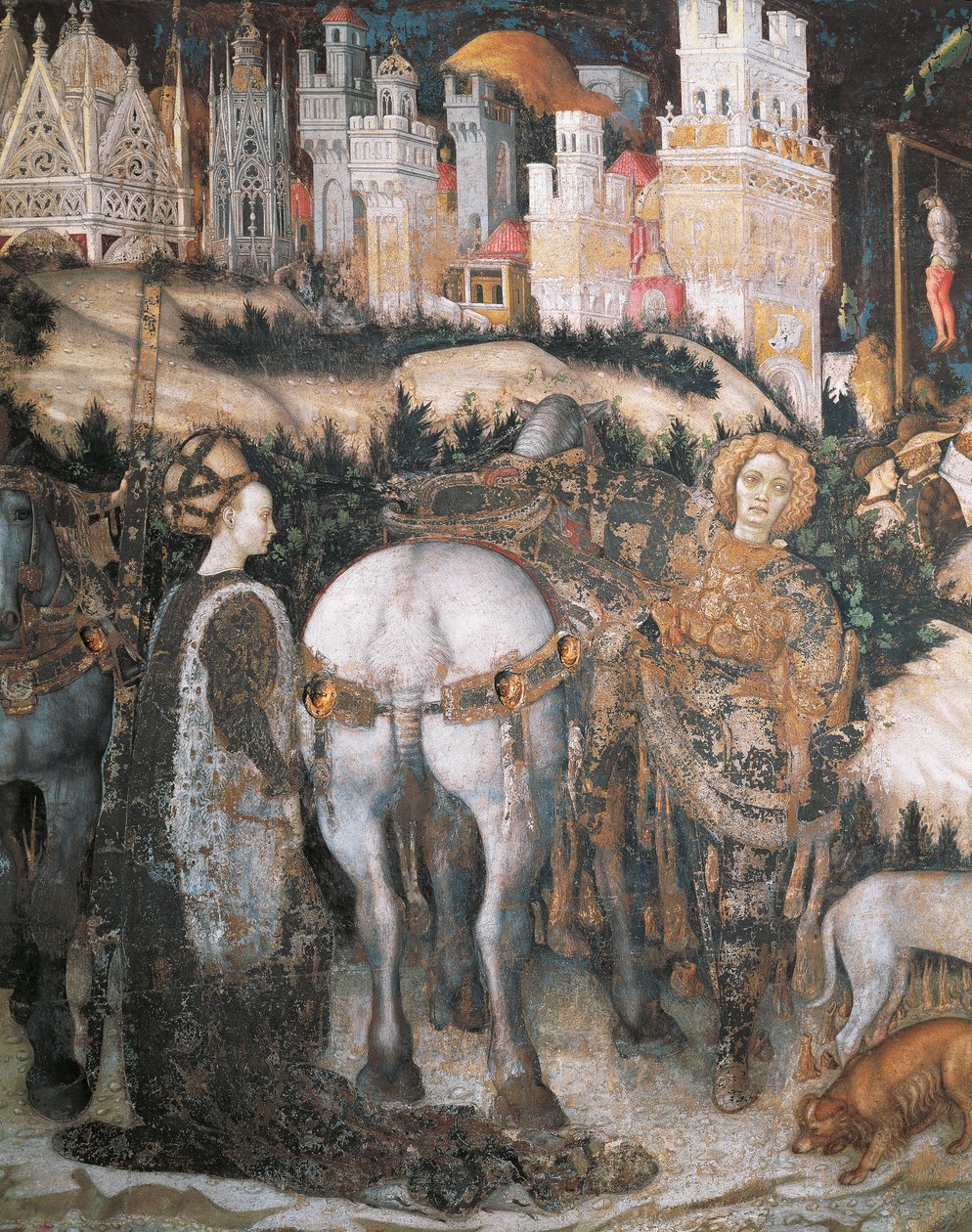 Szent György és a hercegnő alkotó: Antonio Pisanello