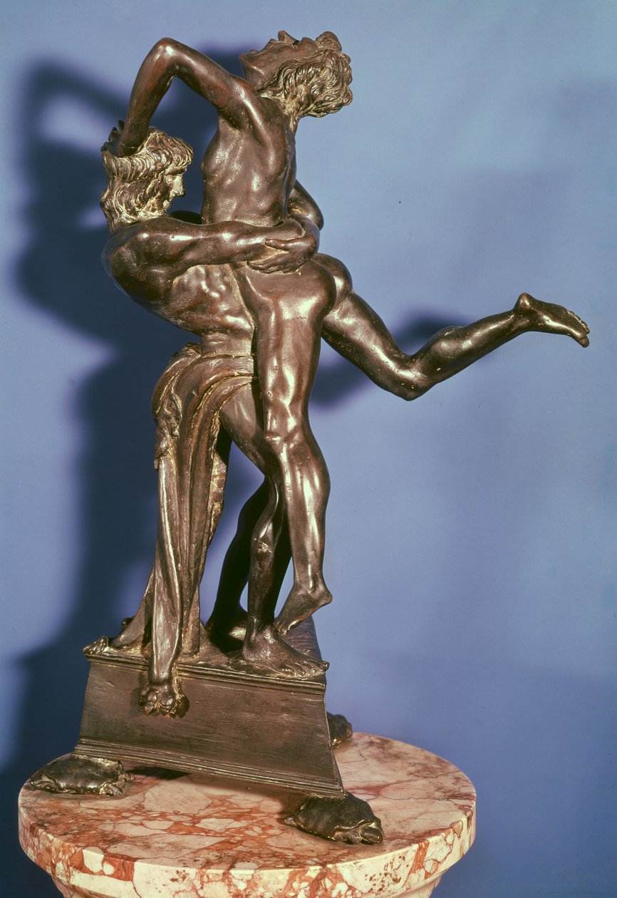 Herkules és Antaeus, 1475 (bronz) (lásd még: 79920) alkotó: Antonio Pollaiuolo
