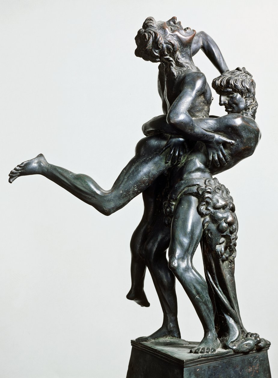 Herkules és Antaeus, 1475 körül, Antonio Pollaiuolo (1431 vagy 1432-1498), bronz szobor, 46 cm, Olaszország alkotó: Antonio Pollaiuolo