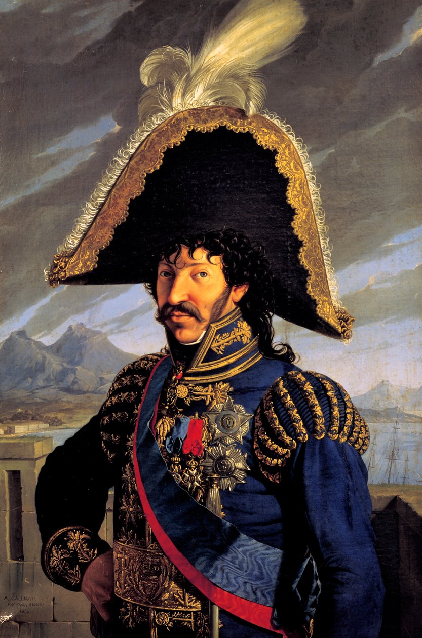 Joachim Murat portréja alkotó: Antonio Raffaele Callander