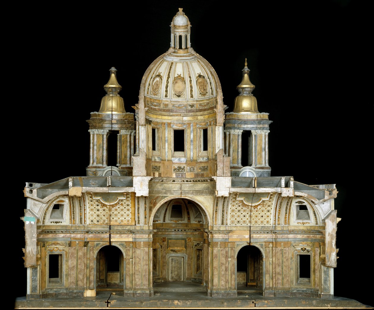 Dalmáciai Szent Izsák katedrális makettje Szentpéterváron, 1767-69 alkotó: Antonio Rinaldi