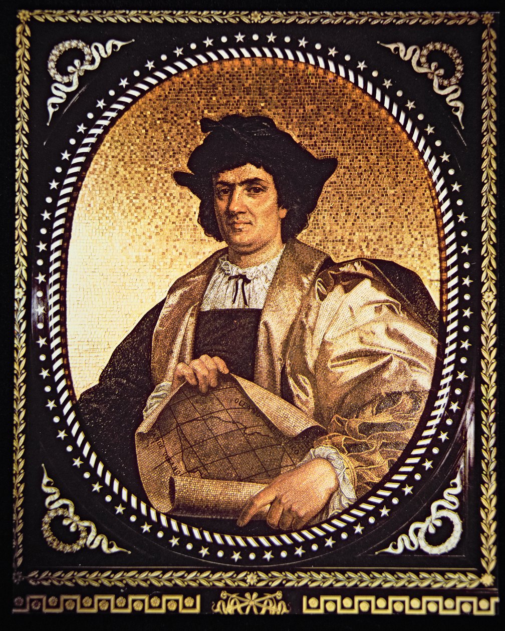 Kolumbusz Kristóf (mozaik) alkotó: Antonio Salviati
