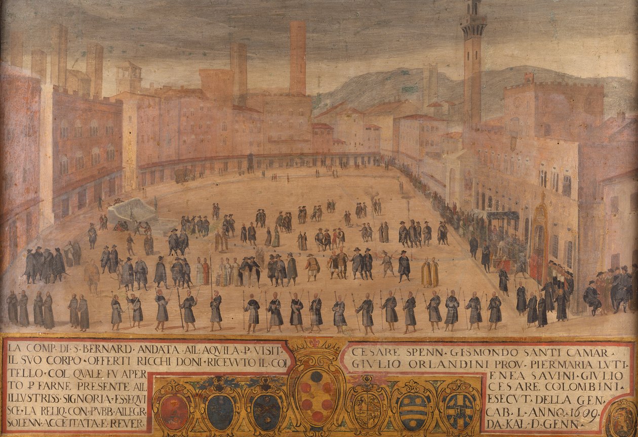Saint Bernardino társaságának visszatérése L