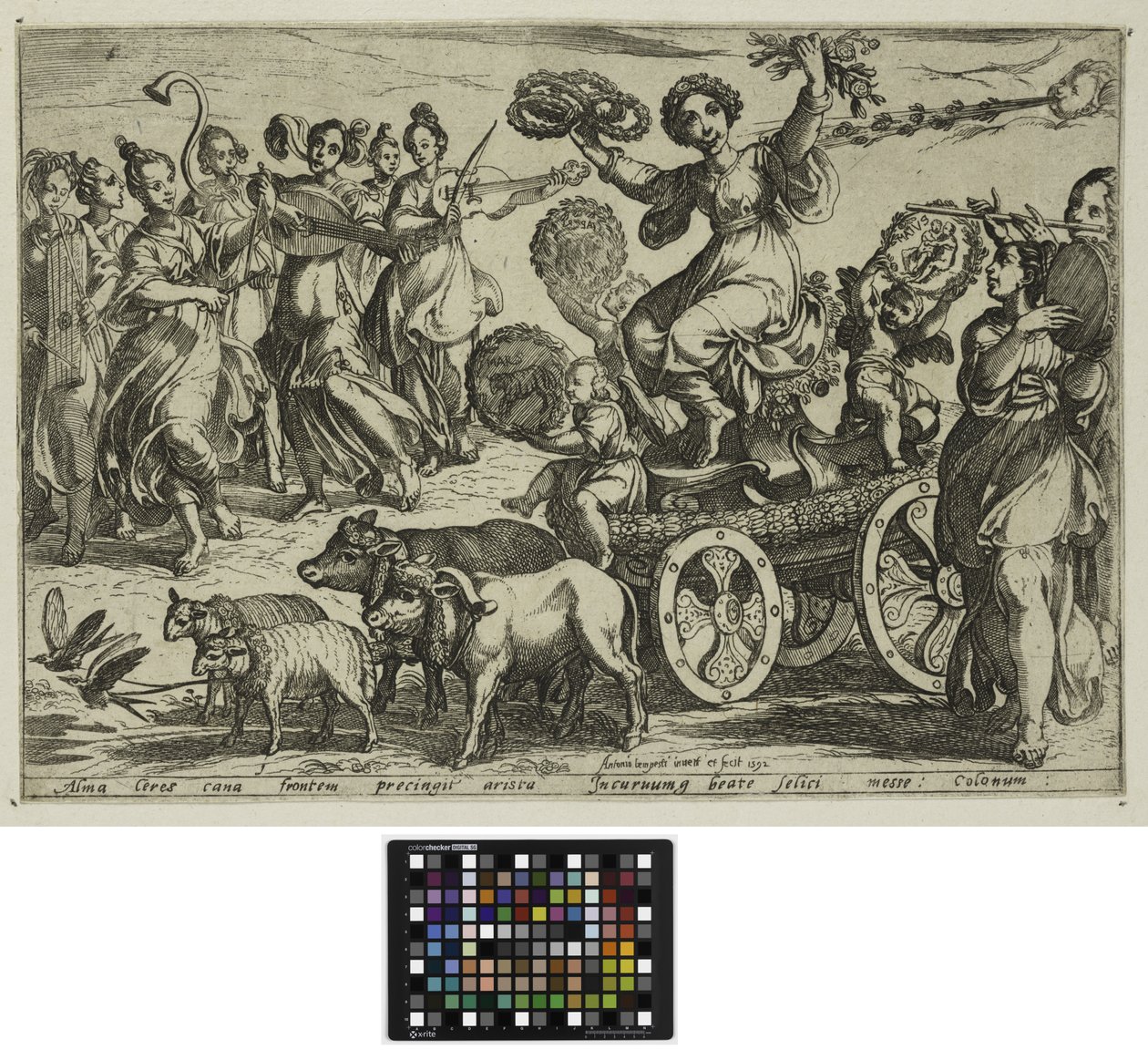A négy évszak: 1592 tavasz alkotó: Antonio Tempesta